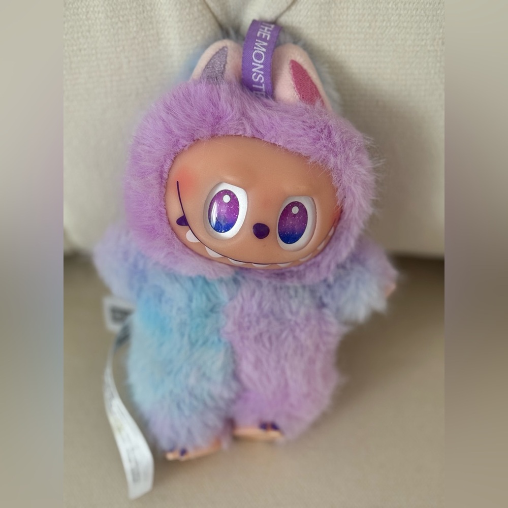 Purple and Blue Plush Toy